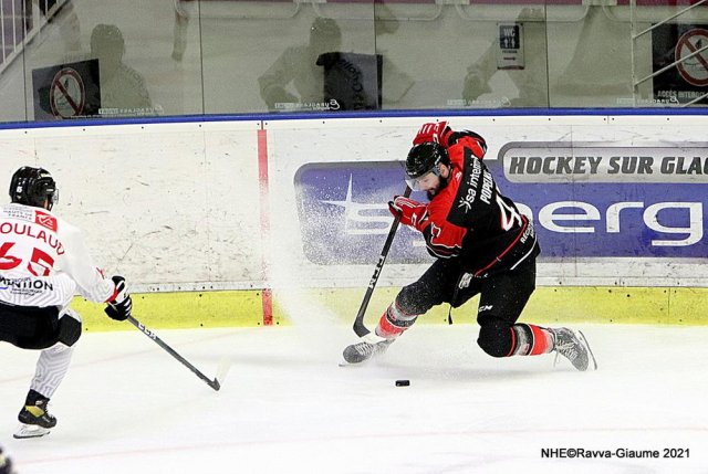 Photo hockey match Nice - Amiens  le 02/04/2021