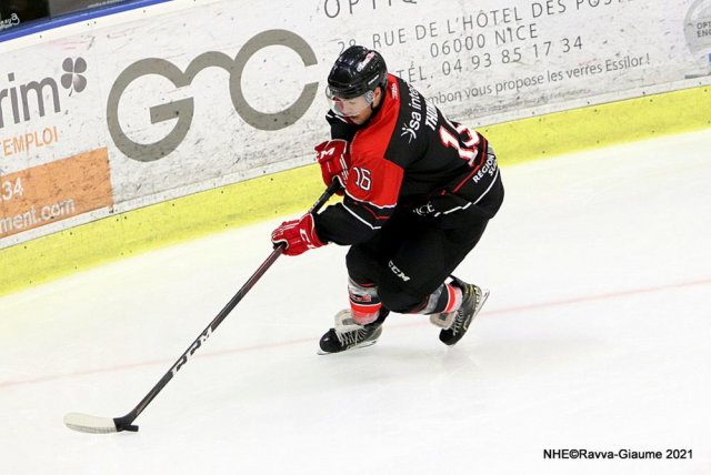 Photo hockey match Nice - Amiens  le 02/04/2021