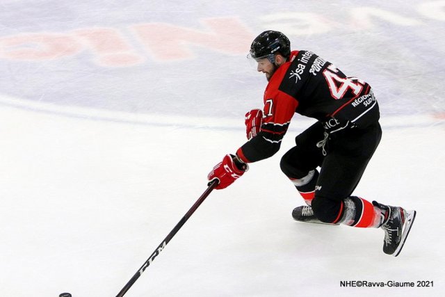 Photo hockey match Nice - Amiens  le 02/04/2021