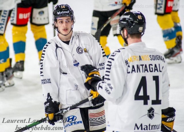 Photo hockey match Grenoble  - Rouen le 02/04/2021