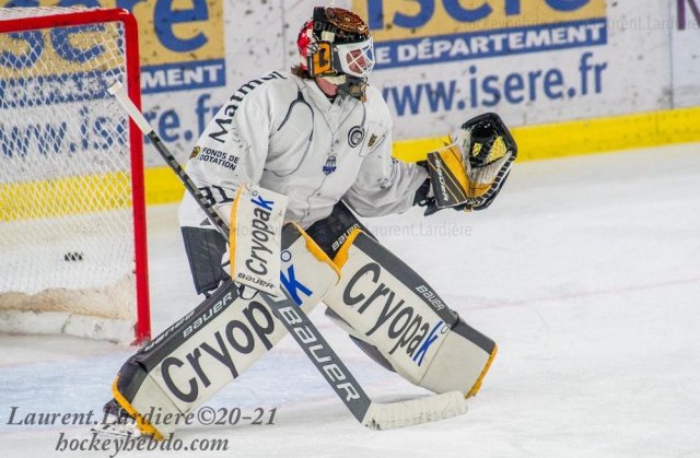 Photo hockey match Grenoble  - Rouen le 02/04/2021