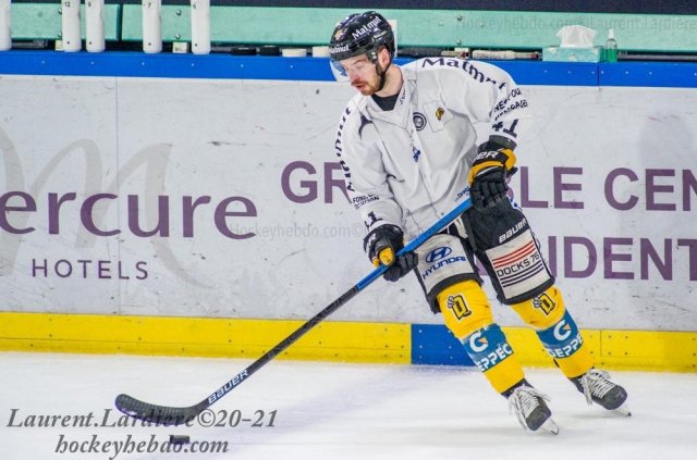 Photo hockey match Grenoble  - Rouen le 02/04/2021