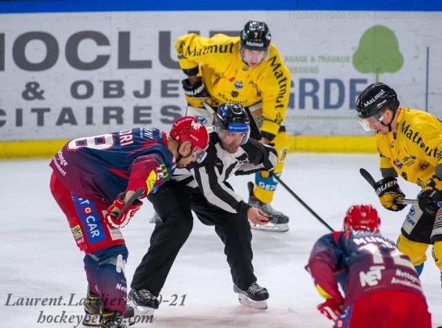 Photo hockey match Grenoble  - Rouen le 02/04/2021