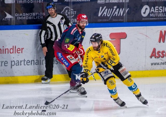 Photo hockey match Grenoble  - Rouen le 02/04/2021