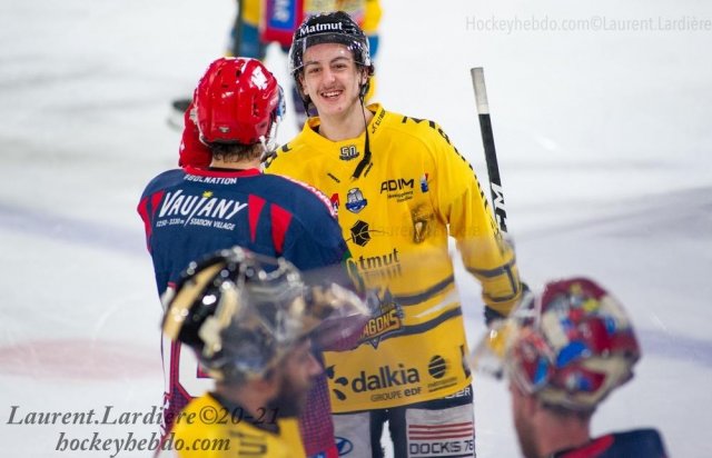 Photo hockey match Grenoble  - Rouen le 02/04/2021