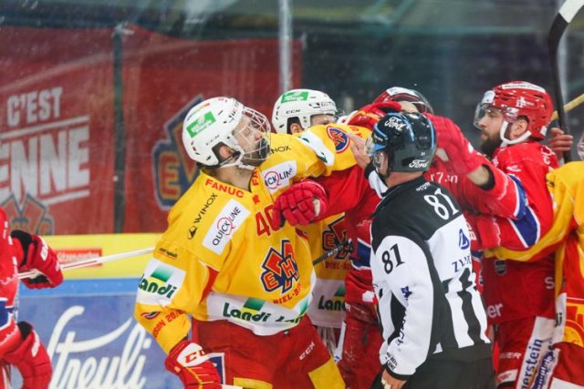 Photo hockey match Rapperswil-Jona - Bienne le 09/04/2021