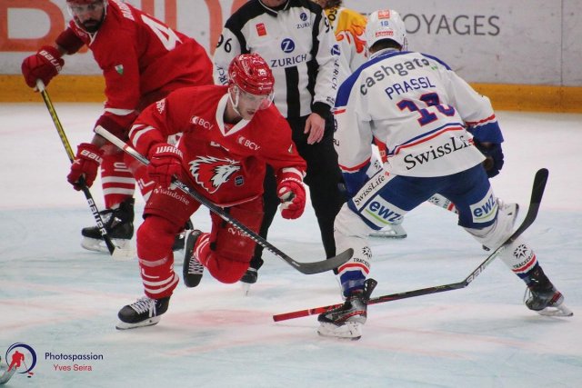 Photo hockey match Lausanne - Zürich le 13/04/2021