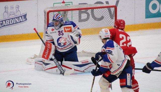 Photo hockey match Lausanne - Zürich le 13/04/2021