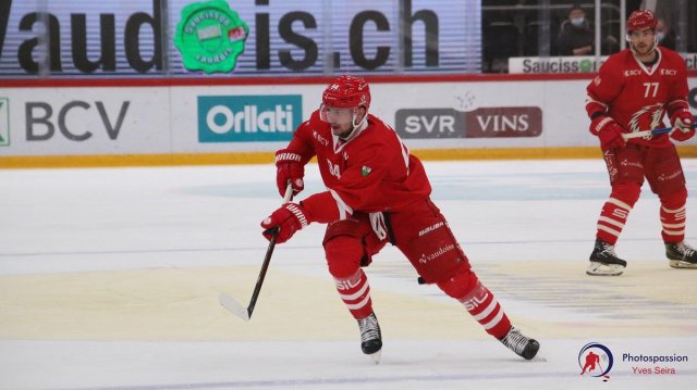 Photo hockey match Lausanne - Zürich le 21/04/2021