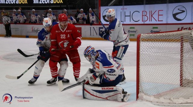 Photo hockey match Lausanne - Zürich le 21/04/2021