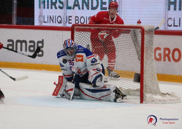 Photo hockey match Lausanne - Zürich le 21/04/2021