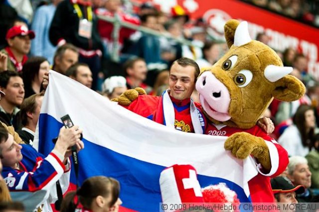 Photo hockey reportage CM09 - J1 : La Russie impériale