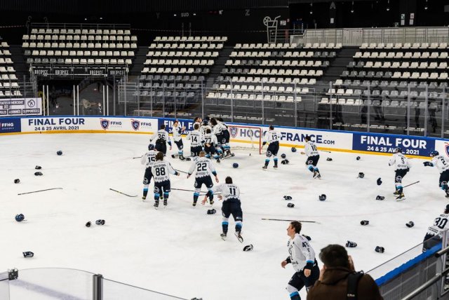 Photo hockey match Strasbourg  - Marseille le 25/04/2021