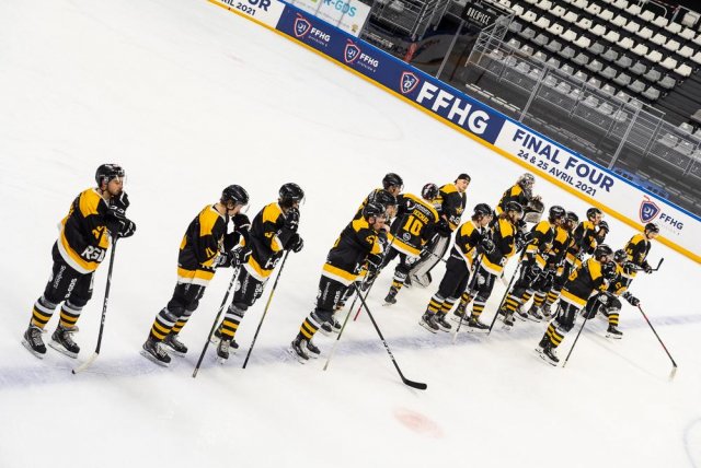 Photo hockey match Strasbourg  - Marseille le 25/04/2021