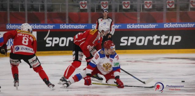 Photo hockey match Switzerland - Russia le 01/05/2021