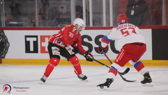 Photo hockey match Switzerland - Russia le 01/05/2021