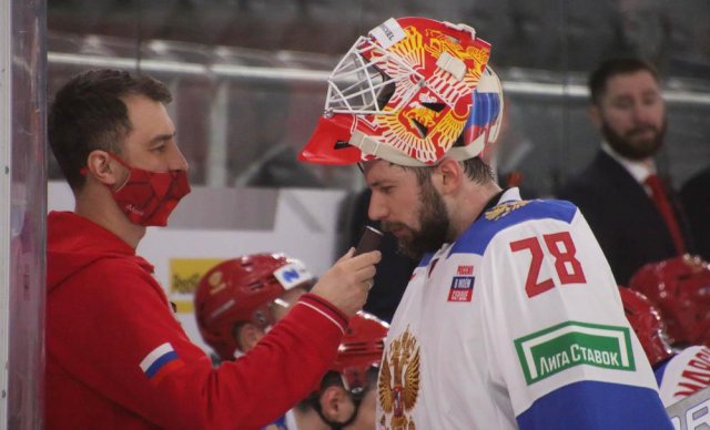 Photo hockey match Switzerland - Russia le 01/05/2021