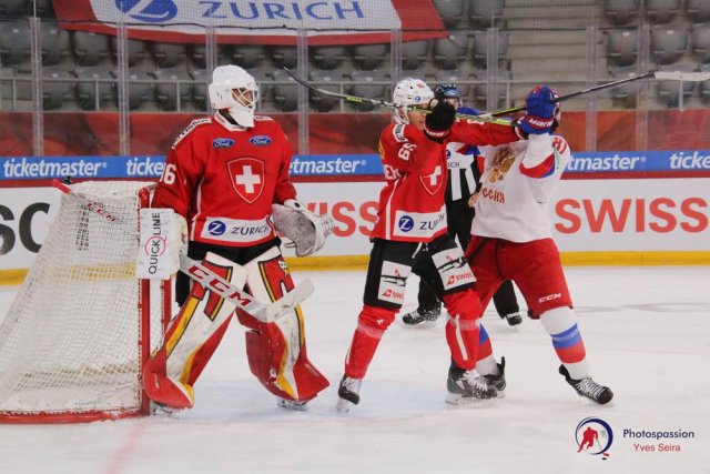Photo hockey match Switzerland - Russia le 01/05/2021