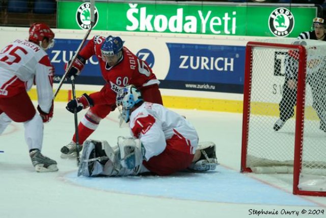 Photo hockey reportage CM09 - J2 : Finlande et Tchéquie 5 partout !!