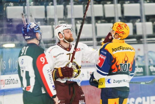 Photo hockey match Zug - Genève le 03/05/2021