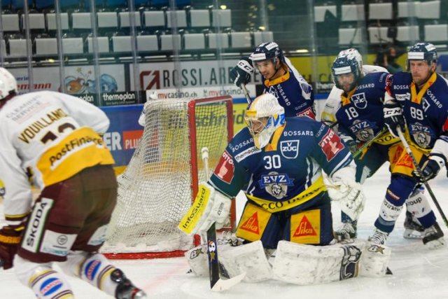 Photo hockey match Zug - Genève le 03/05/2021