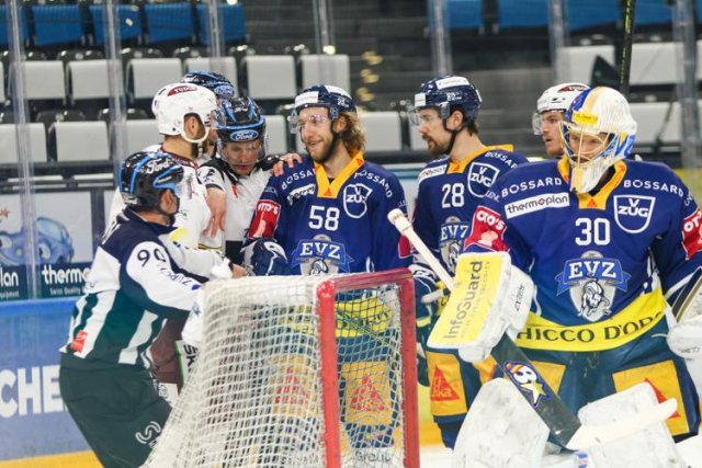Photo hockey match Zug - Genève le 03/05/2021