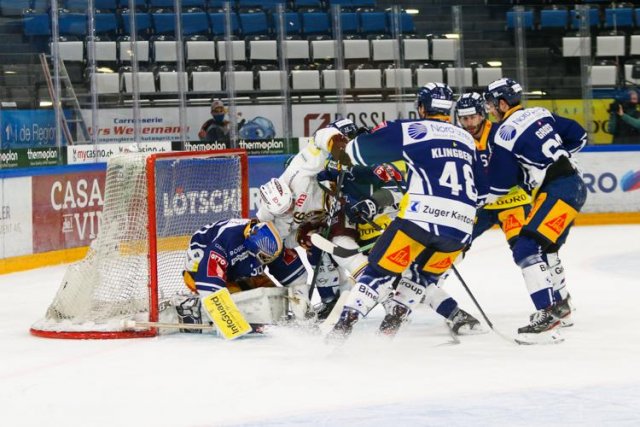 Photo hockey match Zug - Genève le 03/05/2021