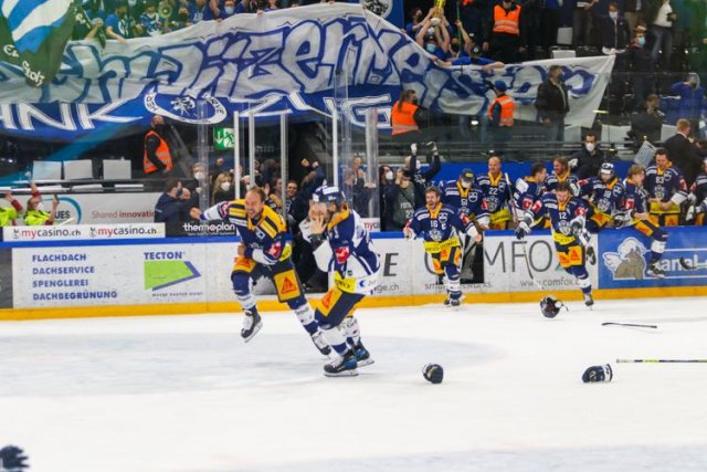 Photo hockey match Zug - Genève le 07/05/2021