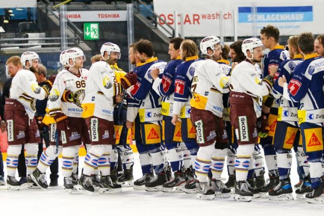 Photo hockey match Zug - Genève le 07/05/2021