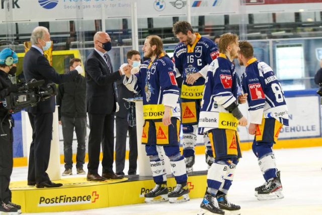 Photo hockey match Zug - Genève le 07/05/2021