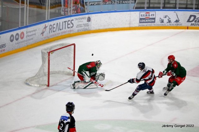 Photo hockey match Angers  - Cergy-Pontoise le 14/09/2021