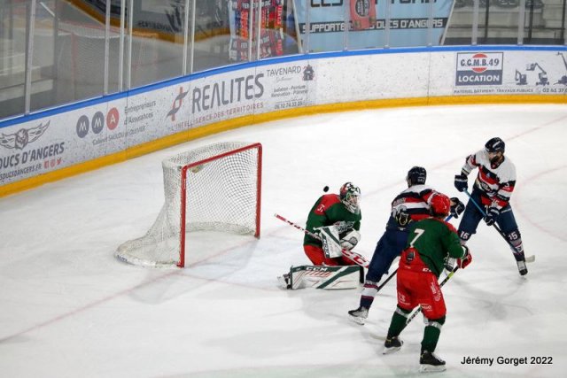 Photo hockey match Angers  - Cergy-Pontoise le 14/09/2021