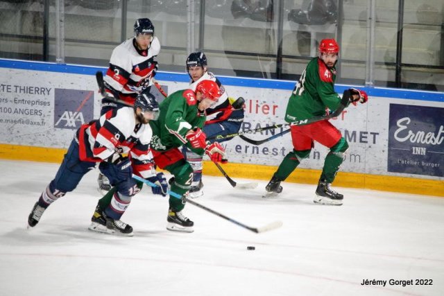 Photo hockey match Angers  - Cergy-Pontoise le 14/09/2021