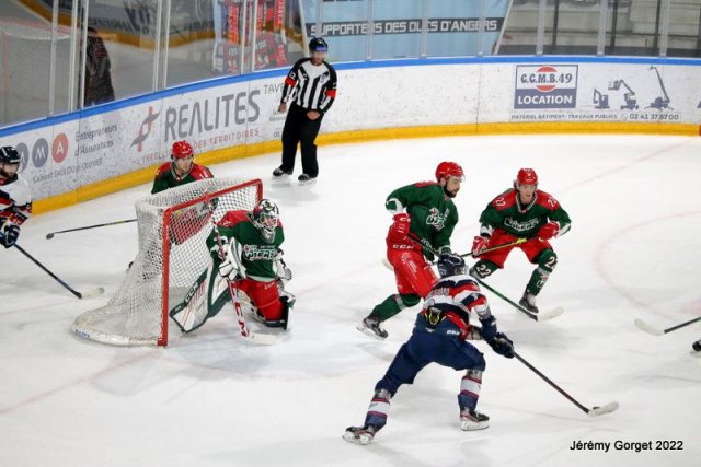 Photo hockey match Angers  - Cergy-Pontoise le 14/09/2021