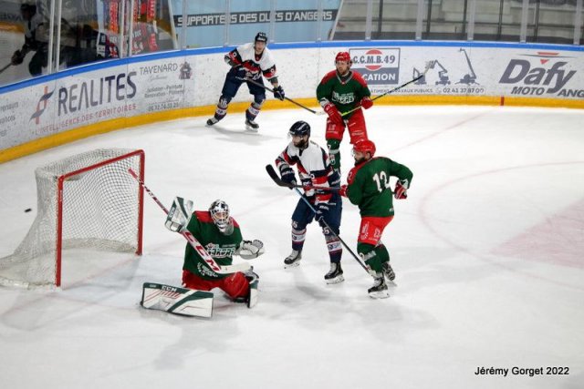 Photo hockey match Angers  - Cergy-Pontoise le 14/09/2021