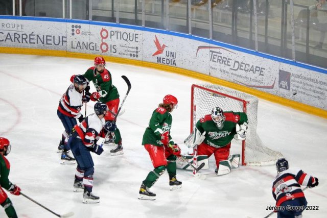 Photo hockey match Angers  - Cergy-Pontoise le 14/09/2021