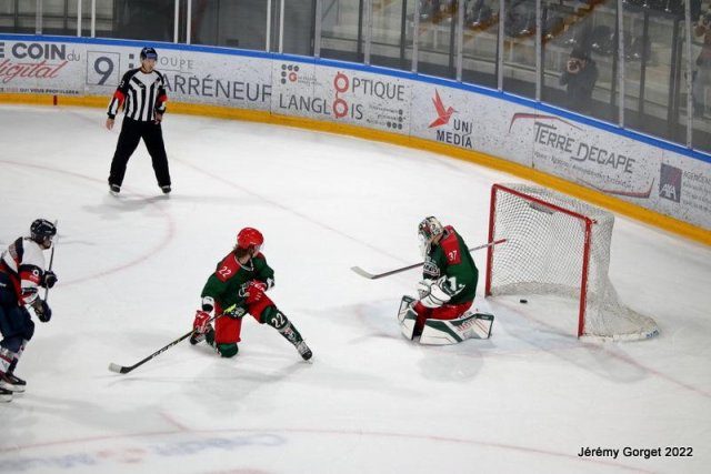 Photo hockey match Angers  - Cergy-Pontoise le 14/09/2021