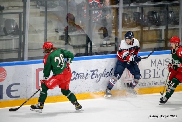 Photo hockey match Angers  - Cergy-Pontoise le 14/09/2021
