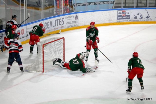 Photo hockey match Angers  - Cergy-Pontoise le 14/09/2021