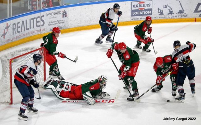 Photo hockey match Angers  - Cergy-Pontoise le 14/09/2021