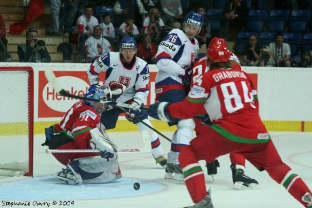 Photo hockey reportage CM09 - J3 : La Slovaquie trébuche, la Canada déroule