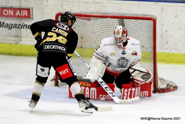 Photo hockey match Nice - Rouen le 24/09/2021