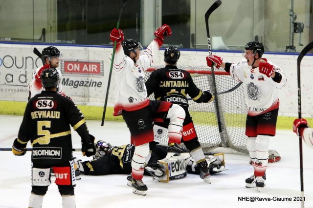Photo hockey match Nice - Rouen le 24/09/2021