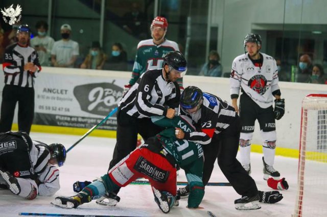 Photo hockey match Anglet - Mulhouse le 25/09/2021