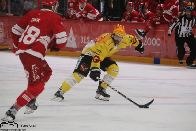 Photo hockey match Lausanne - Bern le 28/09/2021