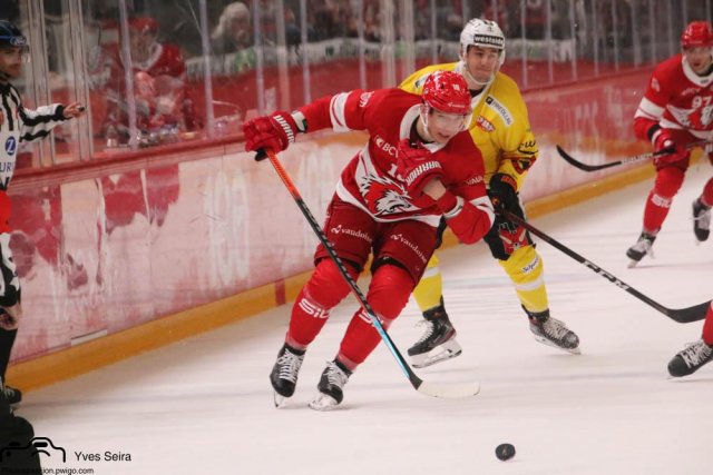Photo hockey match Lausanne - Bern le 28/09/2021