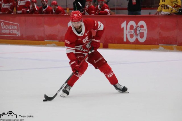 Photo hockey match Lausanne - Bern le 28/09/2021