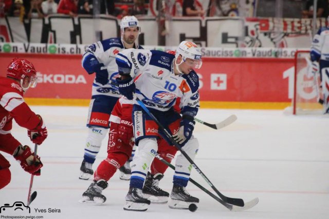 Photo hockey match Lausanne - Zürich le 01/10/2021