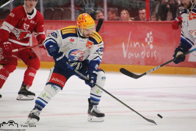 Photo hockey match Lausanne - Zürich le 01/10/2021