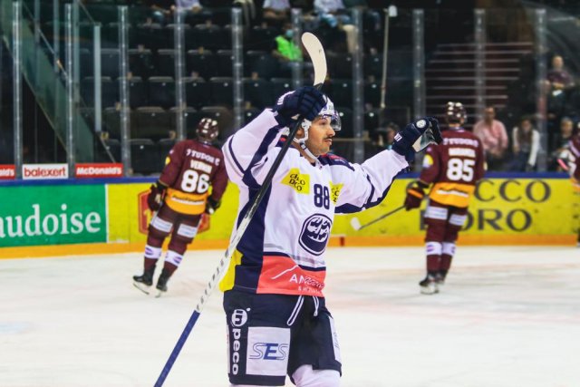 Photo hockey match Genève - Ambrì-Piotta le 02/10/2021